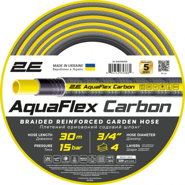   2 AquaFlex Carbon 3/4" 30 4  20 -10+60C 2E-GHE34GE30 -  1