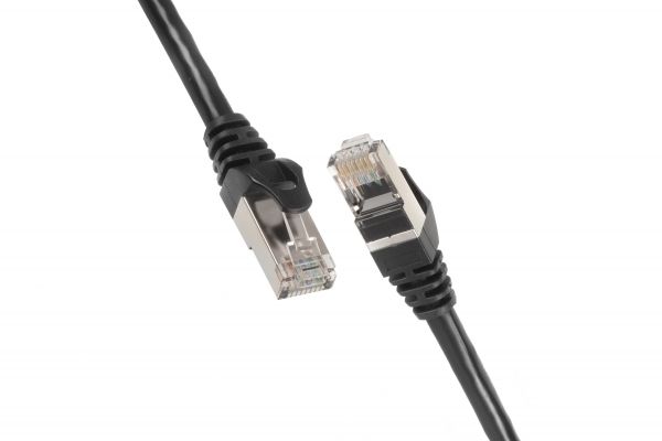 - 2E Cat 5e,UTP,RJ45, 26AWG ,7/0.16 CCA, 0.20m, PVC,Black 2E-PC5ECA-020BK -  1