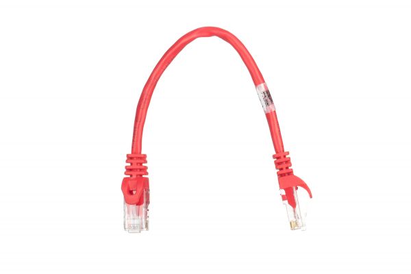 2E Cat 5e, UTP, RJ45, 26AWG ,7/0.16 CCA, 0.20m, PVC, Red 2E-PC5ECA-020RD -  2