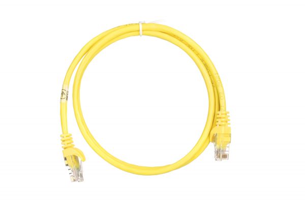 - 2E Cat 5e,UTP,RJ45, 26AWG ,7/0.16 CCA, 1.00 m, PVC,Yellow 2E-PC5ECA-100YLW -  2