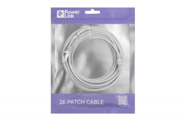 - 2E Cat 5e,UTP,RJ45, 26AWG ,7/0.16 CCA, 6.00 m,PVC, Grey 2E-PC5ECA-600GRY -  3