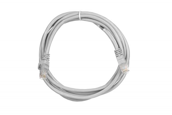 - 2E Cat 5e,UTP,RJ45, 26AWG ,7/0.16 Cu, 2.20 m, PVC,Grey 2E-PC5ECOP-220GRY -  2