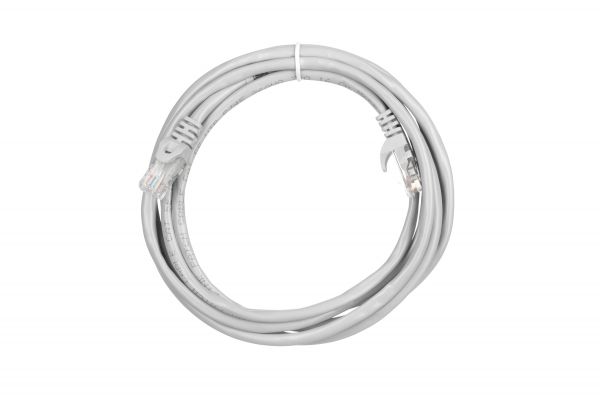 - 2E Cat 5e,UTP,RJ45, 26AWG ,7/0.16 Cu, 2.50 m, PVC,Grey 2E-PC5ECOP-250GRY -  2