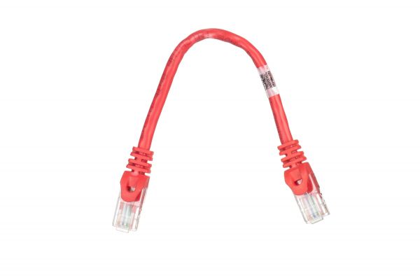 - 2E Cat 6,UTP,RJ45, 26AWG ,7/0.16 Cu, 0.20 m, PVC,Red 2E-PC6COP-020RD -  2