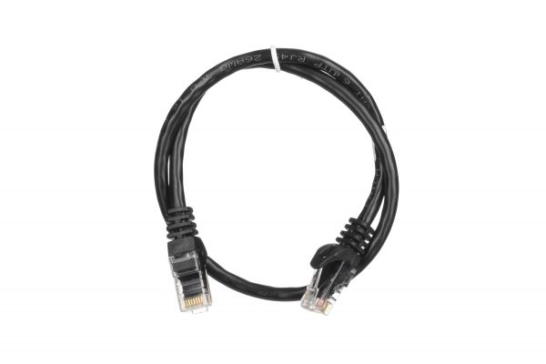 - 2E Cat 6,UTP,RJ45, 26AWG ,7/0.16 Cu, 0.50 m, PVC,Black 2E-PC6COP-050BK -  2