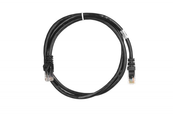 2E Cat 6,UTP,RJ45, 26AWG ,7/0.16 Cu, 1.00 m,PVC, Black 2E-PC6COP-100BK -  2