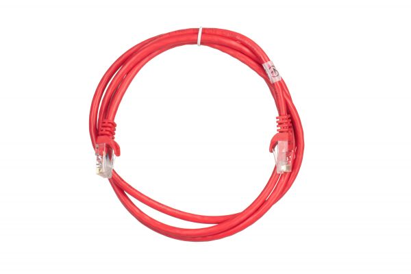 - 2E Cat 6,UTP,RJ45, 26AWG ,7/0.16 Cu, 1.50 m, PVC,Red 2E-PC6COP-150RD -  2