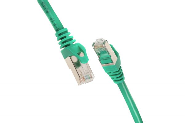 2E Cat 6, S-FTP .   , RJ45, 42 27AWG, 7/0.14 Cu, 0.20 m, PVC, Green 2E-PC6SFTPCOP-020GRN -  1