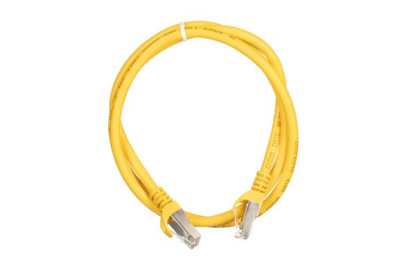 - 2E Cat 6,S-FTP   ,RJ45, 42 27AWG ,7/0.14 Cu, 1.00 m, PVC,Yellow 2E-PC6SFTPCOP-100YLW -  2