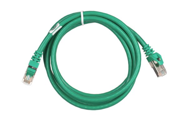 - 2E Cat 6,S-FTP   ,RJ45, 42 27AWG ,7/0.14 Cu, 1.50 m,PVC, Green 2E-PC6SFTPCOP-150GRN -  2