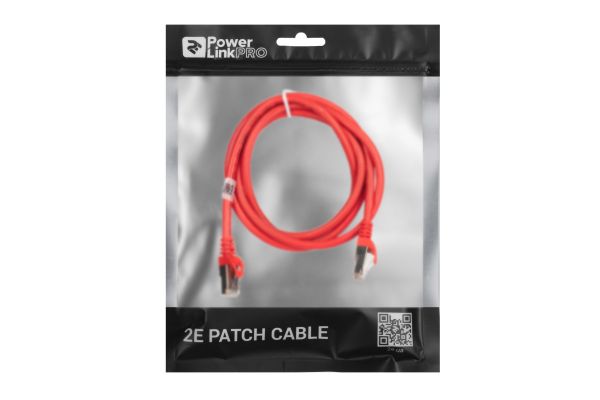 - 2E Cat 6,S-FTP   , RJ45, 42 27AWG ,7/0.14 Cu, 1.50 m, PVC,Red 2E-PC6SFTPCOP-150RD -  3