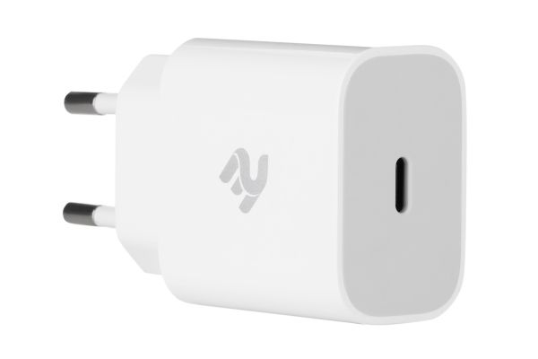   2 Wall Charger USB-C PD3.0 3A 20W White 2E-WC1USBC20W-W -  2