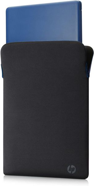 HP  Protective Reversible 15.6 Black/Blue Laptop Sleeve 2F1X7AA -  5