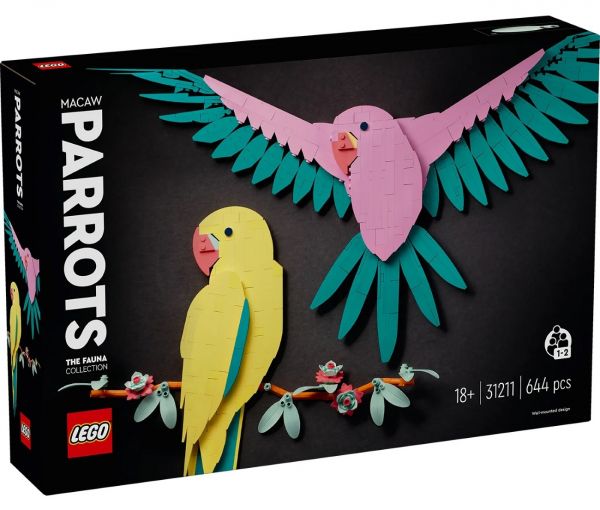  LEGO ART THE FAUNA COLLECTION  MACAW PARROTS(  ) 31211 -  1