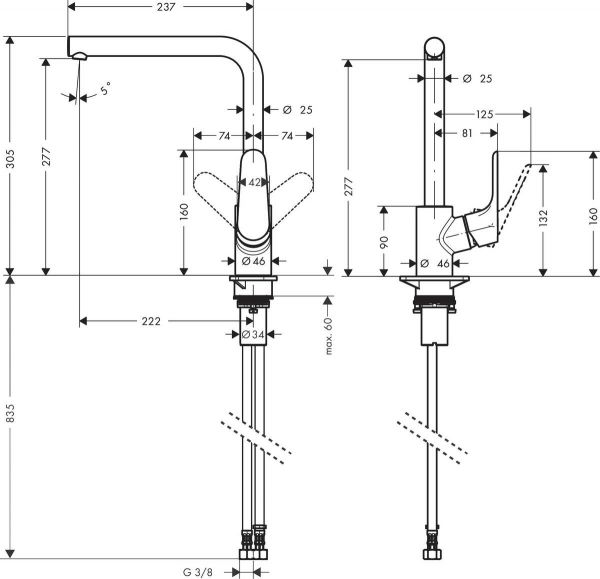 Hansgrohe  Focus    31817800 31817800 -  2