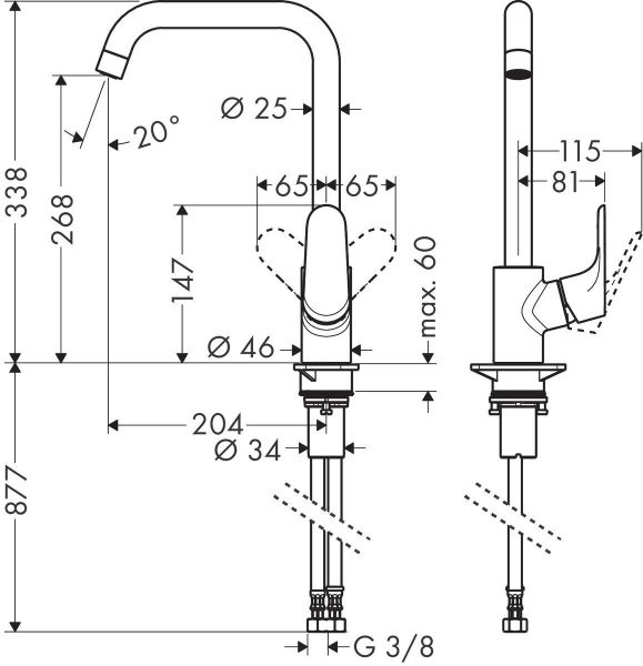    Hansgrohe Focus, . - 204, , 1 , KM260,   31820670 -  2