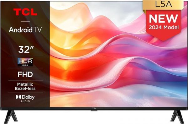 TCL  32" LED FHD 60Hz Smart Android TV Black 32L5A -  1