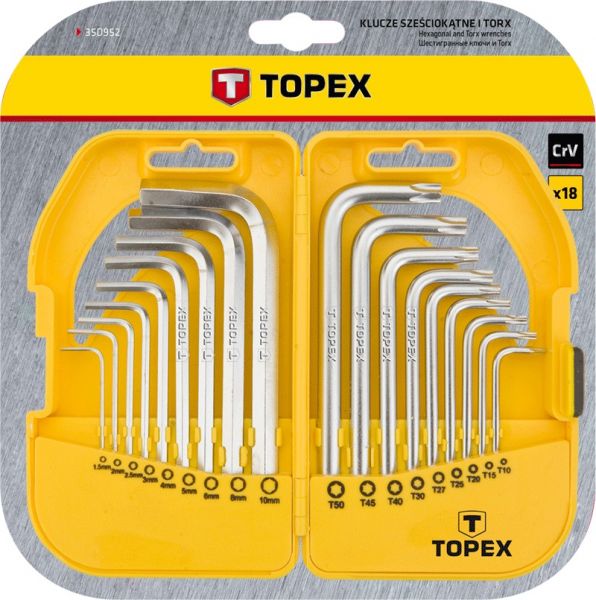    Torx TOPEX,  18 ., 1.5-10 , T10-T50,  35D952 -  2