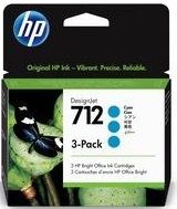  HP No.712 DesignJet 230/630 Cyan 3-Pack 29-ml 3ED77A -  1