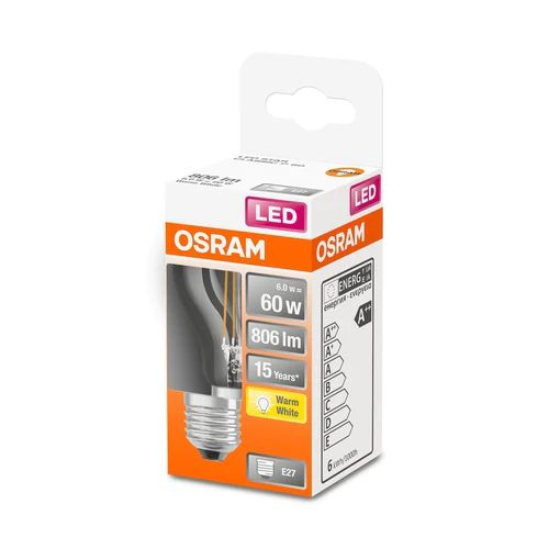 Osram   LED P60 5.5W (806Lm) 2700K E27  4058075434882 -  4