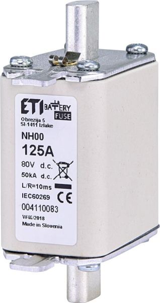  ETI NH-00 Battery 125A 80V DC 4110083 -  1