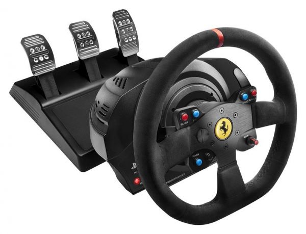 Thrustmaster     PC/PS4/PS3 T300 Ferrari Integral RW Alcantara edition 4160652 -  1