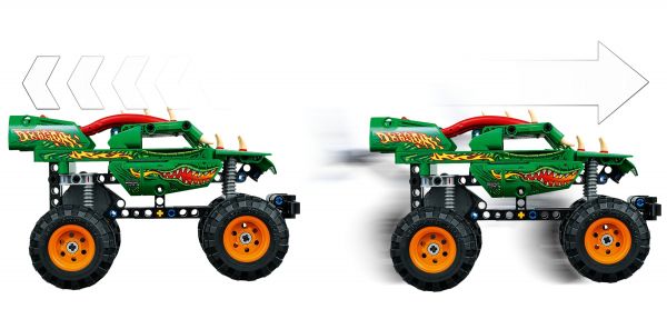  LEGO Technic Monster Jam Dragon 42149 -  4