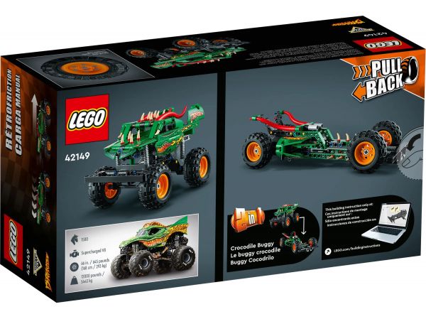  LEGO Technic Monster Jam Dragon 42149 -  7