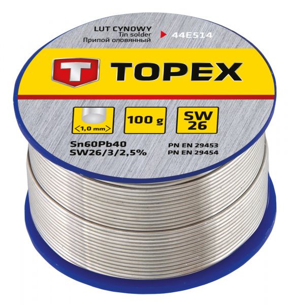   TOPEX, Sn60Pb40,  SW26,  1 , 100  44E514 -  1