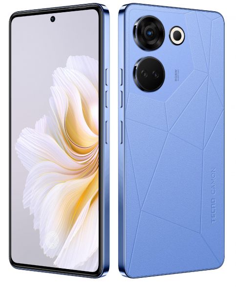  Tecno Camon 20 Pro (CK7n) 8/256GB Dual Sim Serenity Blue (4895180799815) -  1