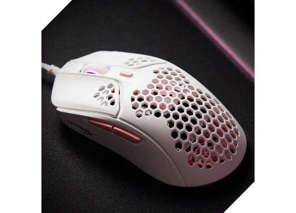  HyperX Pulsefire Haste USB, White/Pink 4P5E4AA -  9