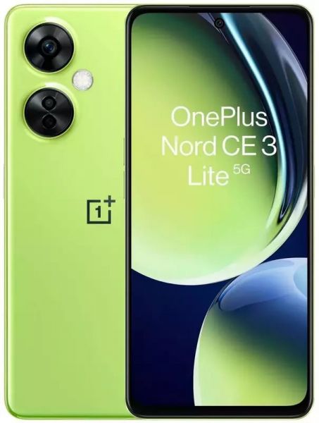 OnePlus  Nord CE 3 Lite 5G (CPH2465) 8/128GB, 2SIM, 5000mAh, Pastel Lime 5011102565 -  1