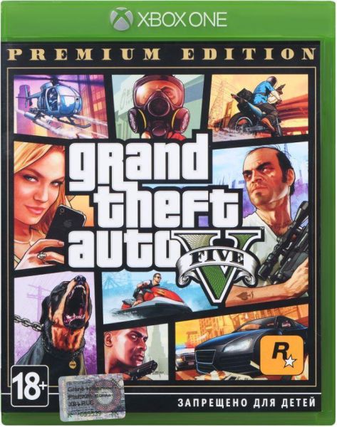   Xbox One Grand Theft Auto V Premium Online Edition, BD  5026555360005 -  1