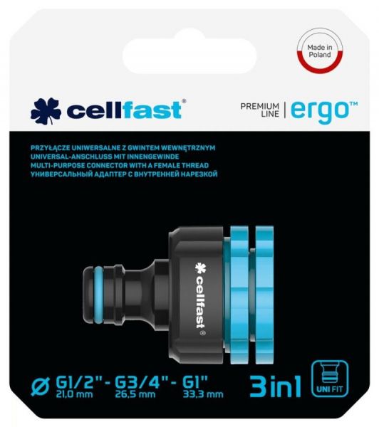    Cellfast ERGO 1/2, 3/4, 1''    () 53-210 -  3