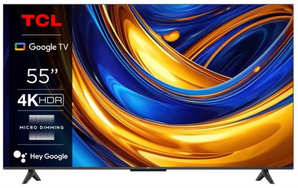 TCL  55" LED 4K 60Hz Smart Google TV Titan 55P69B -  1