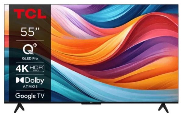 TCL  55" QLED 4K 60Hz Smart Google TV Titan 55T7B -  1