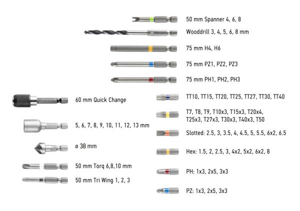 - GRAPHITE "Energy+", SET, 109 . , 18  Li-Ion, 22.0 , , 55 , 7.35 ,   58G022-PS15 -  9