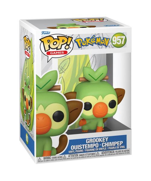  Funko POP Games: Pokemon- Grookey 5908305247159 -  1