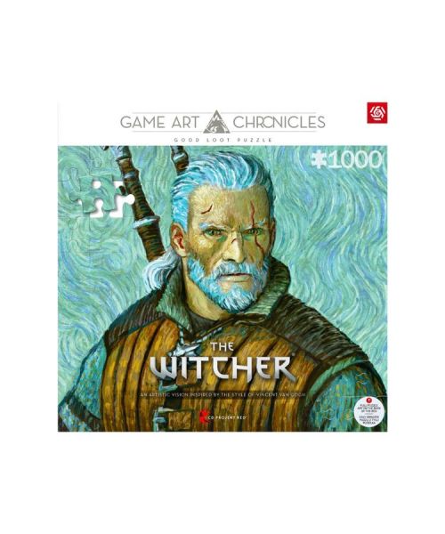  The Witcher Geralt of Rivia & Vincent van Gogh 1000 . 5908305247548 -  1