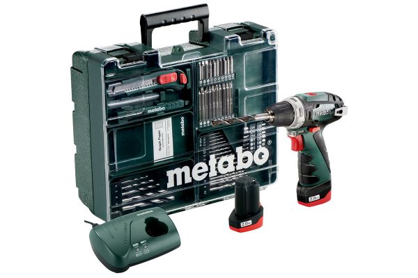 - Metabo PowerMaxxBSBasic , 10.8V, 2x2A, ,   63 . 600080880 -  1