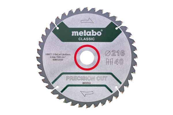   Metabo PRECISION CUT WOOD - CLASSIC, 2162.430, 1.8, 40  628652000 -  1