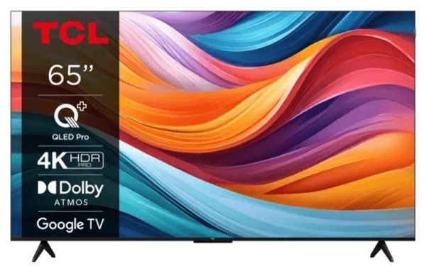 TCL  65" QLED 4K 60Hz Smart Google TV Titan 65T7B -  1