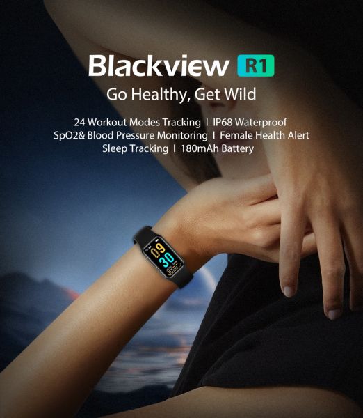 - Blackview R1 42 mm Black 6931548310358 -  3