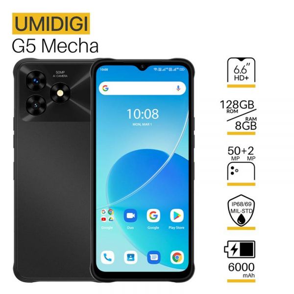 UMIDIGI  G5 Mecha (RP08) 6.6" 8/128, 2SIM, 6000,  6973553523002 -  1