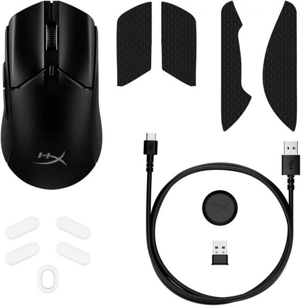  HyperX Pulsefire Haste 2 WL, Black 6N0B0AA -  2