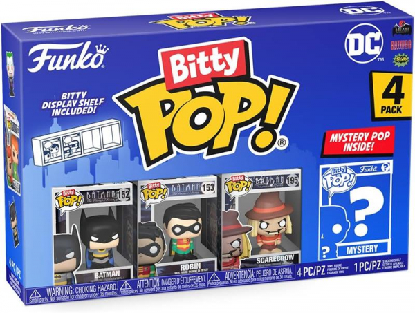 Funko   POP (Bitty): DC - Batman 4PK 71311 -  1