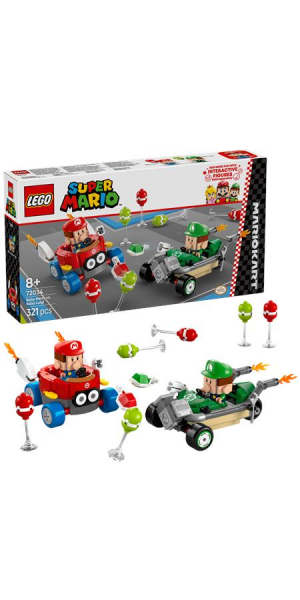  LEGO Super Mario Mario Kart  Baby Mario vs. Baby Luigi 72034 -  1