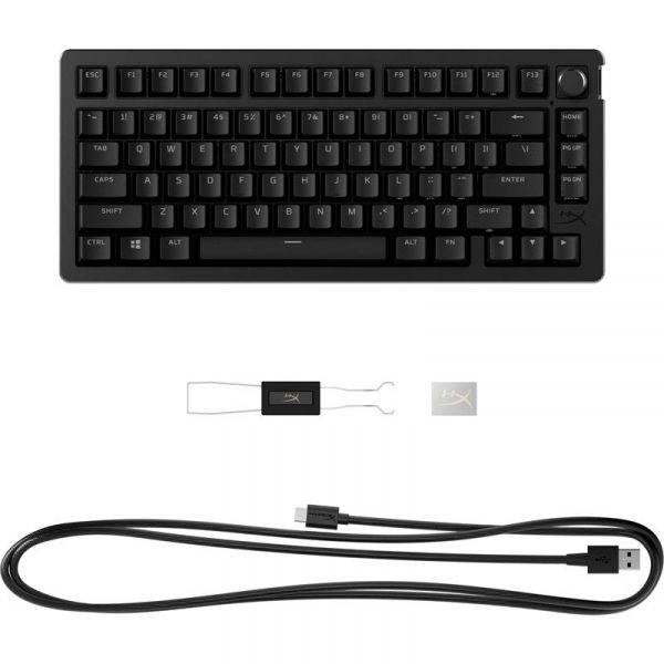   HyperX Alloy Rise 75key, Red, USB-A, EN/UA, RGB,  7G7A4AA -  1