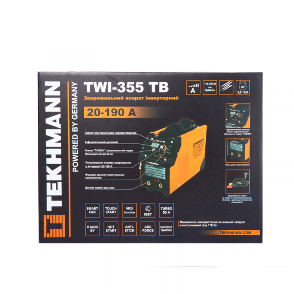 TEKHMANN    TWI-355 TB 140(190 turbo ) 5.2-8.2 170-270 5 847861 -  8