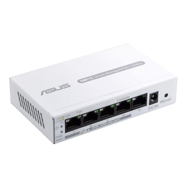  ASUS ExpertWiFi EBP15 5xGE (4xPoE), 60,  L2+ 90IG08D0-MO3B00 -  2